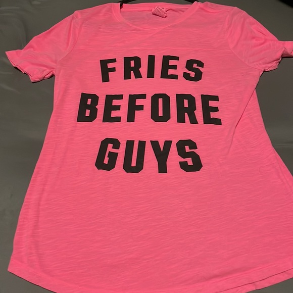 Victoria’s Secret Pink. Small Tee. Hot pink. - Picture 2 of 4